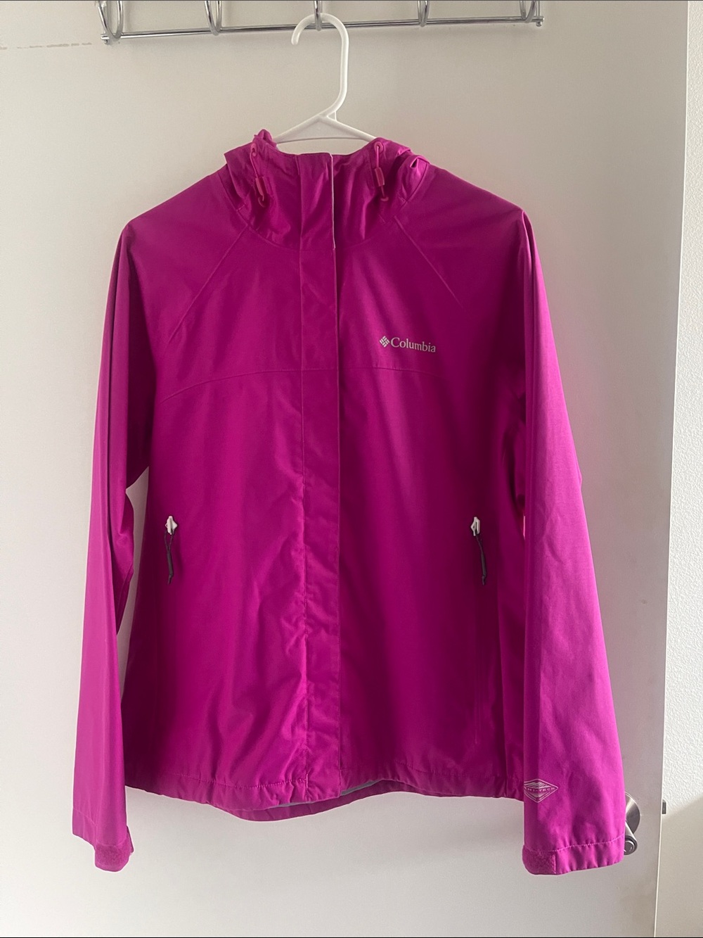 Columbia Women's Bright Magenta Hooded Shell Jacket